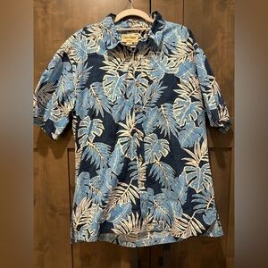 Cooke Street Blue Hawaiian Shirt